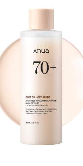 [ANUA] RICE 70 GLOW MILKY TONER 250ml