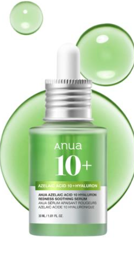 [ANUA] Azelaic Acid 10 Hyaluron Redness Soothing Serum 30ml