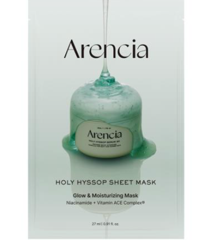 [ARENCIA] (5ea) Holy Hyssop Sheet Mask