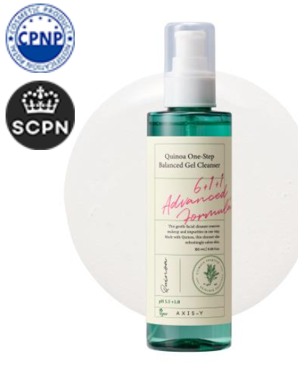 [AXIS-Y] Quinoa One-Step balanced Gel Cleanser 180ml