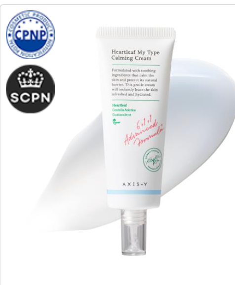 [AXIS-Y] Heartleaf My-Type Calming Cream 60ml