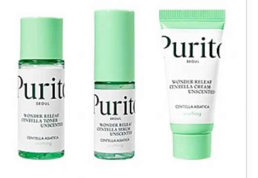 [PURITO SEOUL] Wonder Releaf Centella Mini Kit