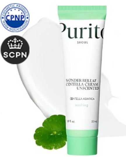 [PURITO SEOUL] Wonder Releaf Centella Cream Unscented 50ml