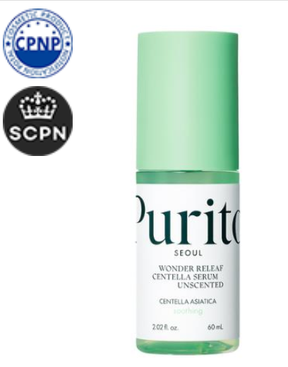 [PURITO SEOUL] Wonder Releaf Centella Serum Unscented 60ml